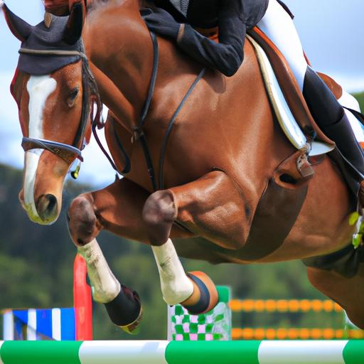 Experience the thrill as the Hepatico 500 Sport Horse conquers challenging show jumping courses effortlessly.