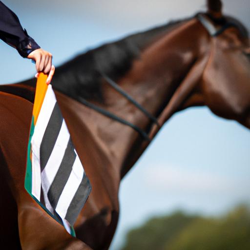 The bond between a horse and its owner strengthened through effective training flag techniques.