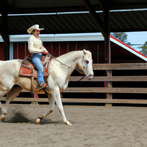 Skilled trainers at 4a Ranch provide personalized guidance to horses during training