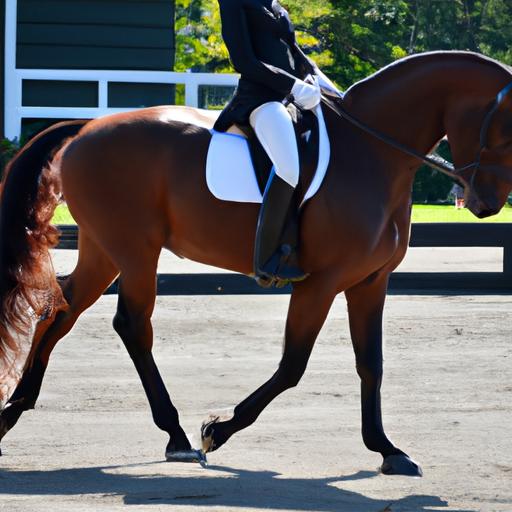 Witness the elegance of dressage training at The Horse Training Channel.