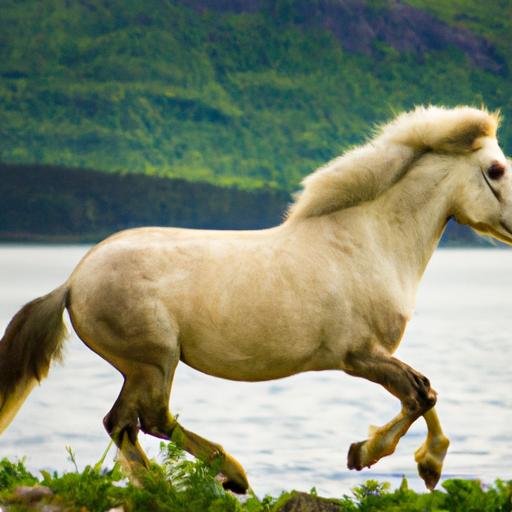 Regular exercise promotes the overall health of Fjord horses.
