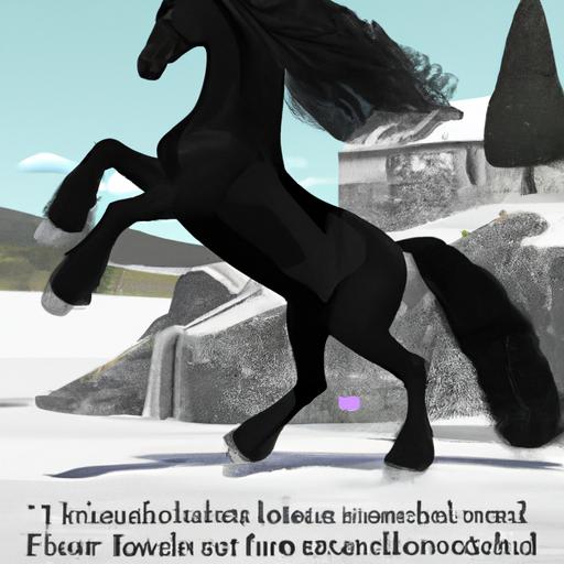 Saddle up on a Friesian Horse and feel the power beneath you as you conquer challenges.