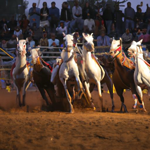 The intense competition and camaraderie at the largest horse event