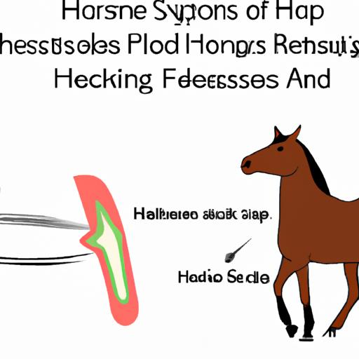 A horse displaying head flicking behavior, signaling a potential issue.