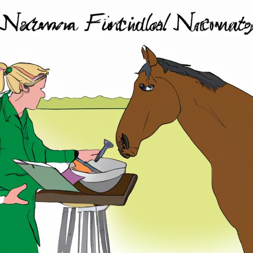 A knowledgeable horse nutritionist sharing essential feeding tips for optimal horse health.