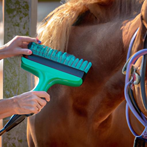 Proper grooming with a Decathlon horse grooming kit ensures a healthy and well-maintained mane.
