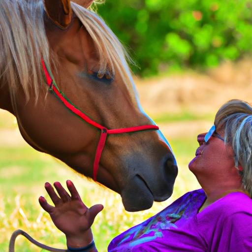 The spiritual connection between a Native American horse whisperer and their equine partner