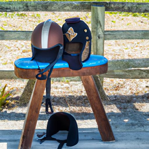 A close-up of high-quality horse riding gear, essential for a safe riding experience on the Sunshine Coast.