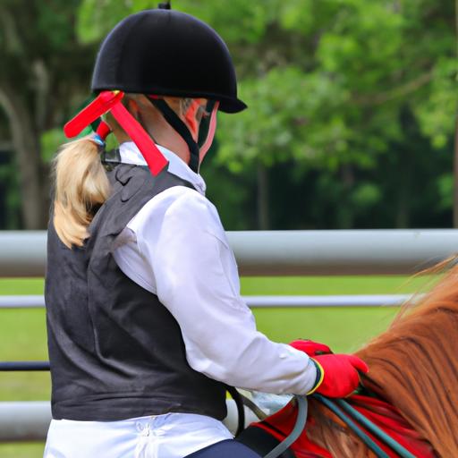 Ensuring safety through the use of proper riding equipment and gear in lead line horse competitions.