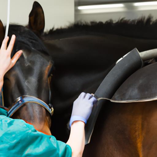Post-operative care and monitoring of a horse following colic surgery