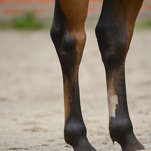 A chestnut horse with distinctive sock leg markings gracefully galloping