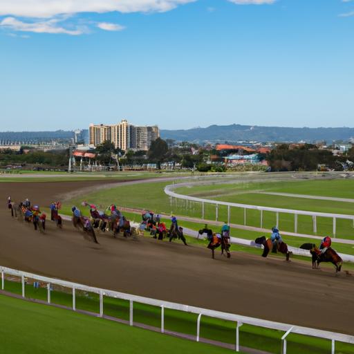 Witness the exhilarating speed and power of horses at Newcastle racecourse