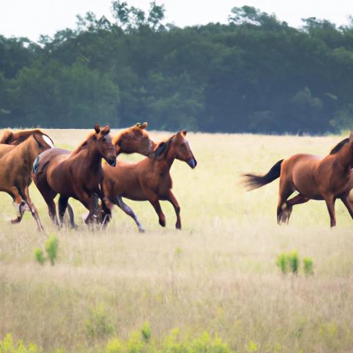 The spirit of freedom embodied by the King Ranch Quarter Horses.