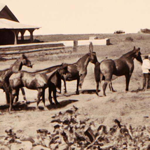 Invaluable snapshots of the rich King Ranch Quarter Horse history.