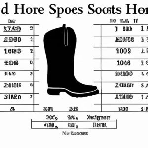 Horse Sport Boot Size Chart