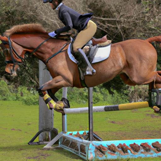 Experience the thrill of the Irish Sport Horse as it conquers obstacles with precision and agility during a horse quest