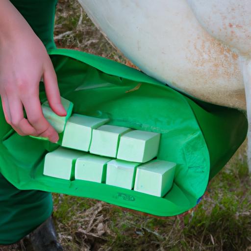 Precise measurements ensure your horse receives the optimal amount of Horse Care Ultra Cubes.