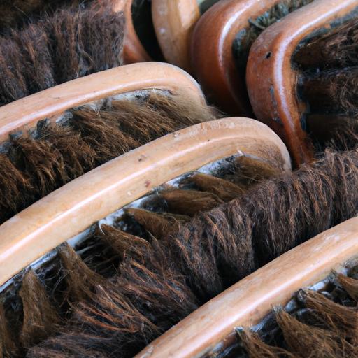 Natural Bristle Horse Grooming Brushes