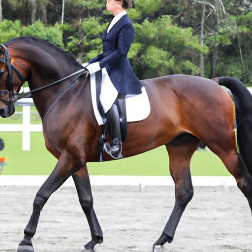 Experience the harmonious partnership between rider and horse as they demonstrate the artistry and precision of dressage.
