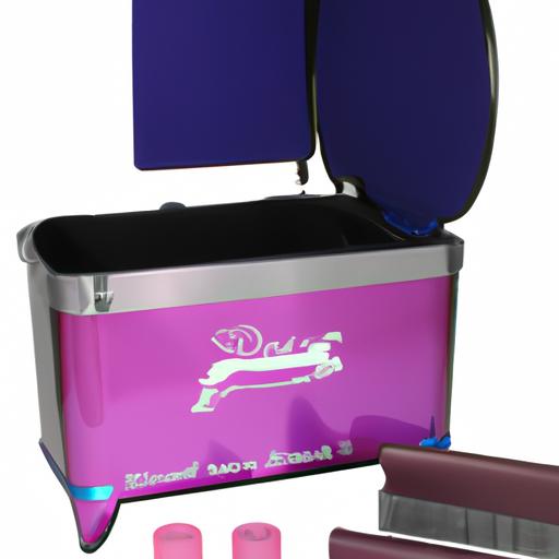 Elevate your horse's grooming experience with a touch of purple.