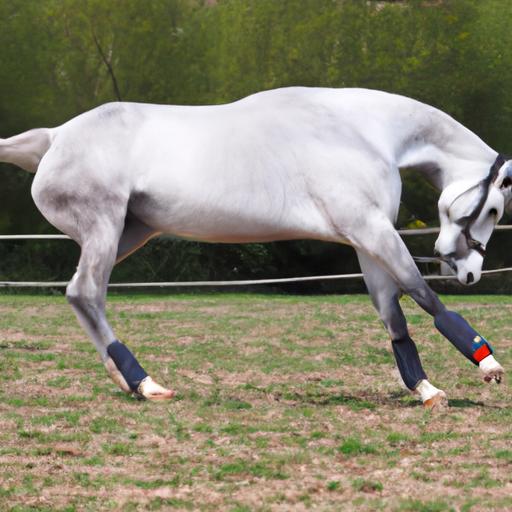 Engaging in regular exercise keeps silver horses happy and physically fit.