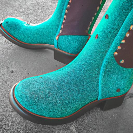 Teal Horse Sport Boots