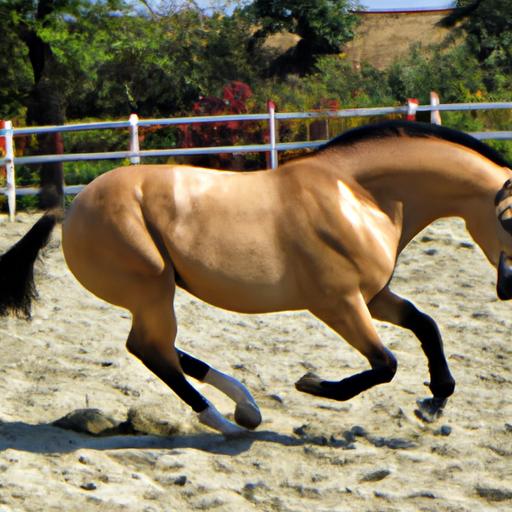 A Gidran horse displaying its intelligence and versatility in training