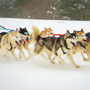 Winter Sport Dogs Horses Or Motor