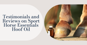 Testimonials and Reviews on Sport Horse Essentials Hoof Oil