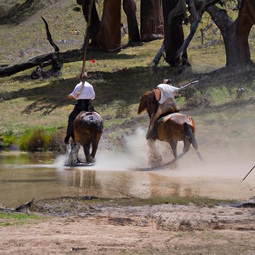 Thrilling moments captured as riders showcase their skills in the Man from Snowy River Horse Competition.