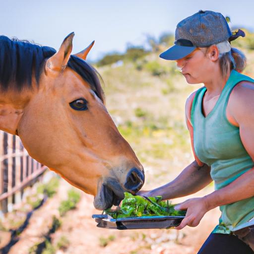 Feeding your horse a balanced diet is crucial for its overall well-being and performance.