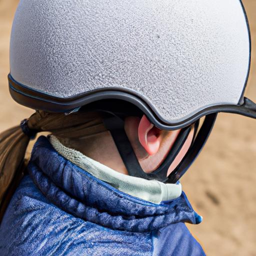 A young rider ready for her horse riding adventure with the right protective gear