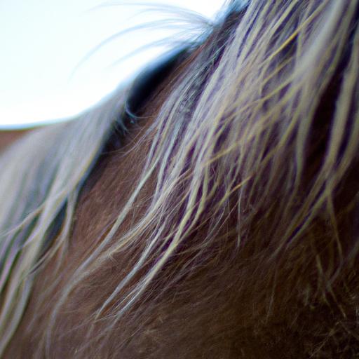 The intricate beauty of a horse's mane, reflecting the genetic variations explored by NBAGR.