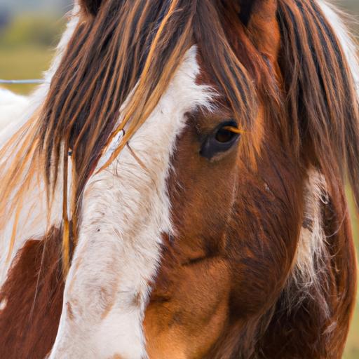 Beauty in detail: The unique characteristics and regal nature of Irish horse breeds captured up close.