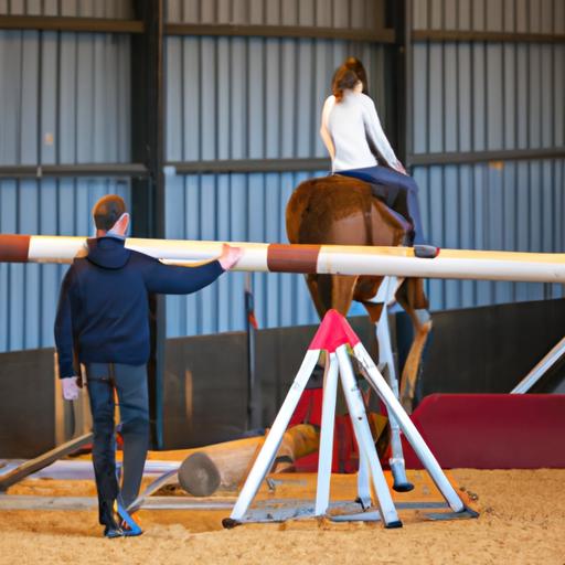 A dedicated coach ensures safety and progress in vaulting horse training.