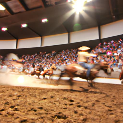 Enthusiastic spectators captivated by the thrilling displays of horsemanship in Fort Worth.