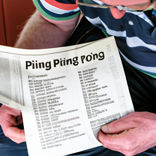 A dedicated punter analyzing Racing Post's horse racing tips for the upcoming race
