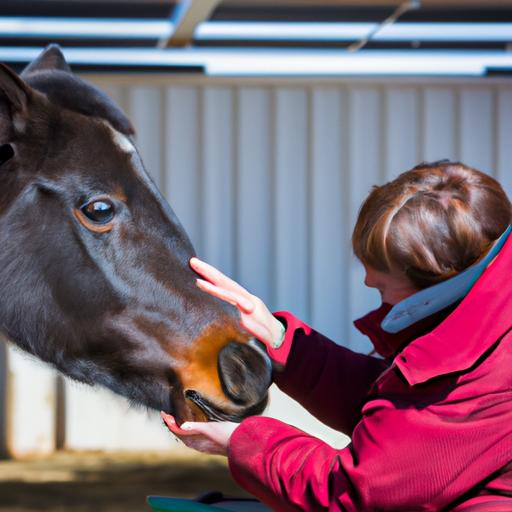 Volunteers at the Easy Horse Care Rescue Centre provide love and care to the horses, aiding in their recovery.
