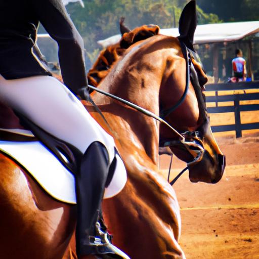 The bond between horse and rider in the competitive world of equestrian sport.