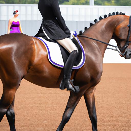 Experience the harmony between horse and rider as they execute intricate movements with grace.