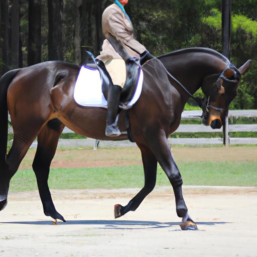 Witness the remarkable connection between horse and rider in a dressage showcase in North Carolina.