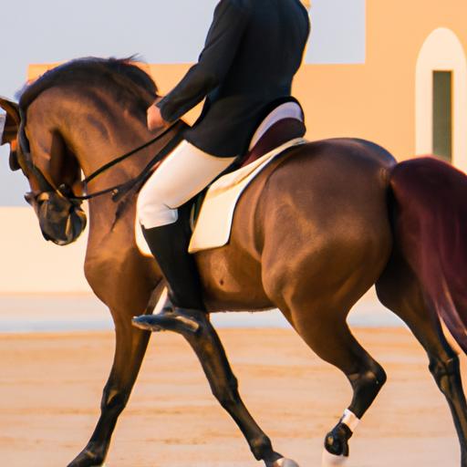 Experience the harmony between horse and rider in the world of dressage training in Qatar.