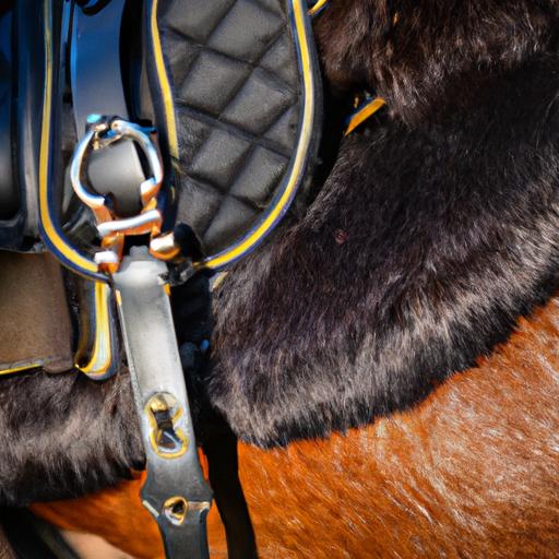 Exquisite craftsmanship and attention to detail in Dyon equestrian equipment.