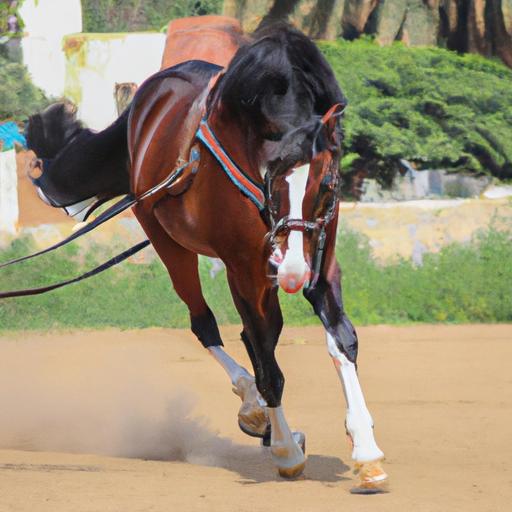 Eddie Landers helping horses reach their peak performance through his training program.