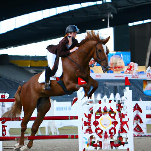 Equestrian enthusiasts participating in thrilling events at the Ekka Horse Competition