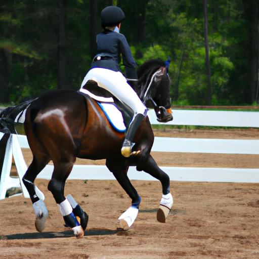 The determination of a young rider conquering obstacles in the first horse competition.