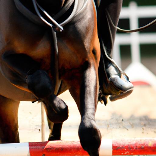 Unleashing the power of equestrian vaulting tack while soaring through the air.