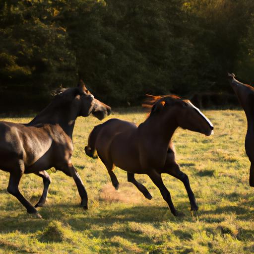 Experience the raw power and beauty of TMT Sport Horses as they frolic together in their natural habitat.