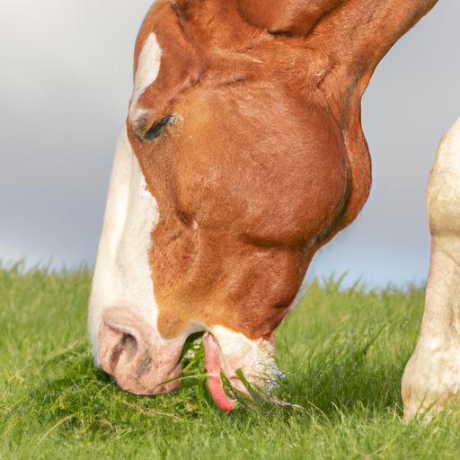 A contented horse relishing a wholesome meal, vital for its optimal health and vitality.