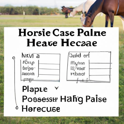 Horse Care Plan Template